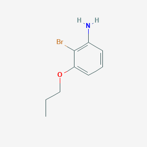 molecular formula C9H12BrNO B12087255 2-Bromo-3-propoxyaniline 