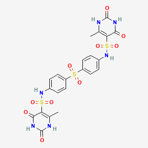 molecular formula C22H20N6O10S3 B1208728 Diucifon CAS No. 34941-71-4