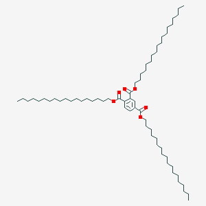 molecular formula C63H114O6 B12087350 Trioctadecyl benzene-1,2,4-tricarboxylate CAS No. 29220-93-7