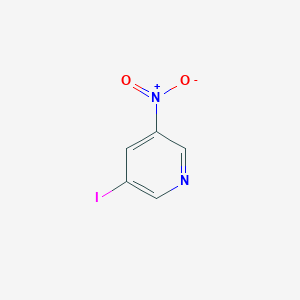 molecular formula C5H3IN2O2 B12087382 3-Iodo-5-nitropyridine CAS No. 25391-55-3