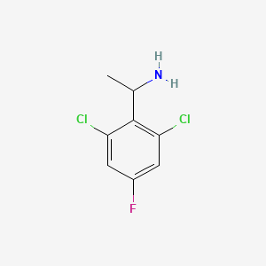 molecular formula C8H8Cl2FN B12087406 1-(2,6-Dichloro-4-fluorophenyl)ethanamine 