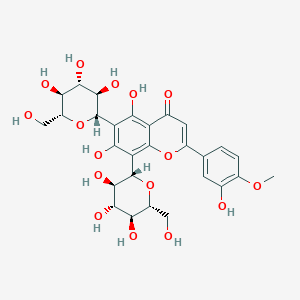 molecular formula C28H32O16 B12087410 Diosmetin 6,8-di-C-glucoside CAS No. 98813-28-6