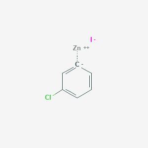 molecular formula C6H4ClIZn B12087416 zinc;chlorobenzene;iodide 