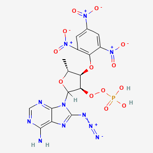 molecular formula C16H14N11O13P B1208744 2,3-Tpaamp CAS No. 120229-04-1