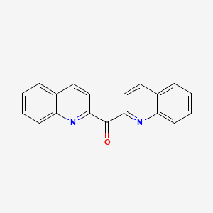 molecular formula C19H12N2O B12087440 Methanone, di-2-quinolinyl- CAS No. 58346-55-7