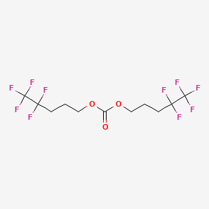 molecular formula C11H12F10O3 B12087481 Bis(4,4,5,5,5-pentafluoropentyl) carbonate 