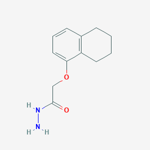 molecular formula C12H16N2O2 B12087540 (5,6,7,8-Tetrahydro-naphthalen-1-yloxy)-acetic acid hydrazide 