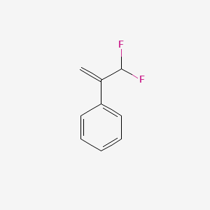 molecular formula C9H8F2 B12087568 alpha-Difluoromethylstyrene 