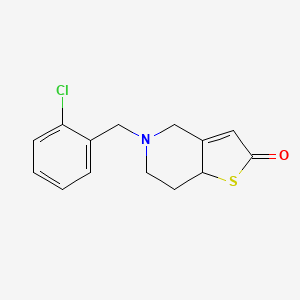 molecular formula C14H14ClNOS B1208760 2-Oxoticlopidine CAS No. 83427-51-4