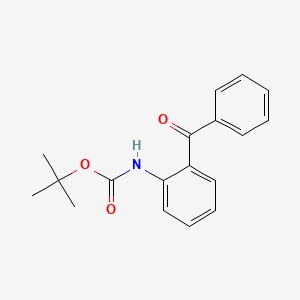 molecular formula C18H19NO3 B12087630 Tert-butyl N-(2-benzoylphenyl)carbamate 