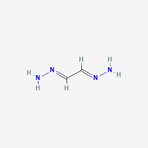 molecular formula C2H6N4 B12087641 Glyoxal dihydrazone CAS No. 7677-13-6