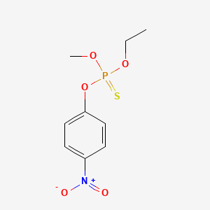 molecular formula C9H12NO5PS B1208767 Methylethylthiophos CAS No. 2591-57-3