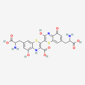 molecular formula C23H20N4O9S2 B1208770 Trichochrome C CAS No. 32214-49-6