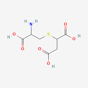 molecular formula C7H11NO6S B1208771 S-Cysteinosuccinic acid CAS No. 34317-60-7