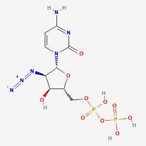 molecular formula C9H14N6O10P2 B1208772 2-Azido-cdp CAS No. 51034-65-2