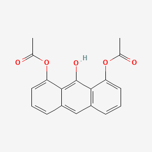 molecular formula C18H14O5 B1208774 Dithranol 1,8-diacetate CAS No. 51794-04-8