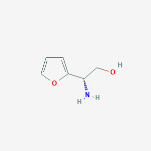 molecular formula C6H9NO2 B12087745 (2S)-2-Amino-2-(2-furyl)ethan-1-OL 