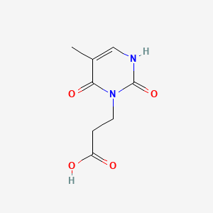 B1208775 3-(2-Carboxyethyl)thymine CAS No. 74423-09-9