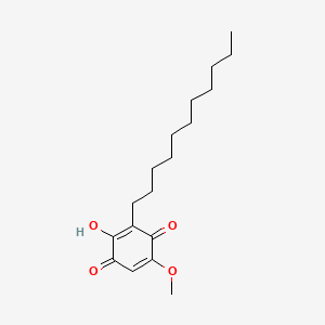 molecular formula C18H28O4 B1208776 5-O-Methylembelin CAS No. 56005-10-8