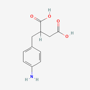 molecular formula C11H13NO4 B1208777 4-Amino-D,L-benzylsuccinic Acid CAS No. 61445-53-2