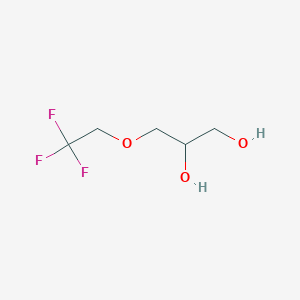 molecular formula C5H9F3O3 B12087774 3-(2,2,2-Trifluoroethoxy)-1,2-propanediol CAS No. 25385-73-3