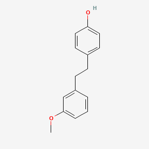 molecular formula C15H16O2 B1208778 4-羟基-3'-甲氧基联苯 CAS No. 59586-27-5