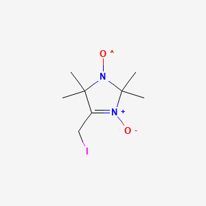 molecular formula C8H14IN2O2 B1208779 4-Iodomethyl-2,2,5,5-tetramethyl-3-imidazoline-3-oxide-1-oxyl CAS No. 73514-39-3