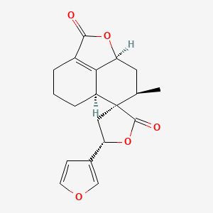 molecular formula C19H20O5 B1208783 Teucvin CAS No. 51918-98-0