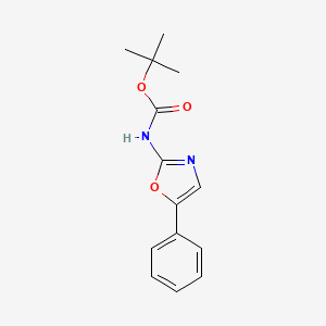 molecular formula C14H16N2O3 B12087832 tert-Butyl (5-phenyloxazol-2-yl)carbamate 