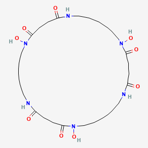 molecular formula C27H48N6O9 B1208791 Nocardamine CAS No. 26605-16-3