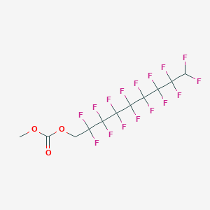 molecular formula C11H6F16O3 B12087924 1H,1H,9H-Perfluorononyl methyl carbonate 