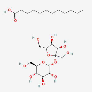 alpha-D-Glucopyranoside, beta-D-fructofuranosyl, dodecanoate