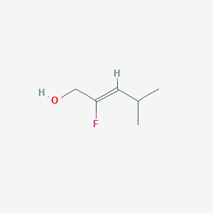molecular formula C6H11FO B12087943 2-Fluoro-4-methylpent-2-en-1-ol 