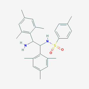 molecular formula C27H34N2O2S B12087954 (1S,2S)-N-p-Tosyl-1,2-dimesitylethylenediamine 