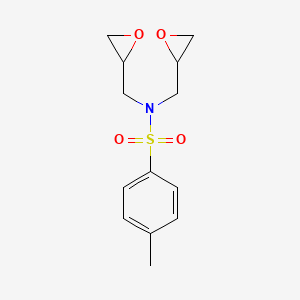 molecular formula C13H17NO4S B12087973 N,N-Diglycidyl-p-toluenesulfonamide CAS No. 63040-98-2