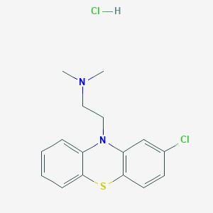 molecular formula C16H18Cl2N2S B1208802 Chlorphenethazine hydrochloride CAS No. 22632-00-4