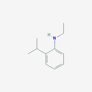 molecular formula C11H17N B12088032 N-ethyl-2-(propan-2-yl)aniline 