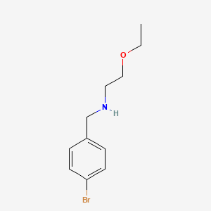 molecular formula C11H16BrNO B12088034 [(4-Bromophenyl)methyl](2-ethoxyethyl)amine 