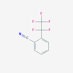 molecular formula C9H4F5N B12088035 2-(Pentafluoroethyl)benzonitrile 