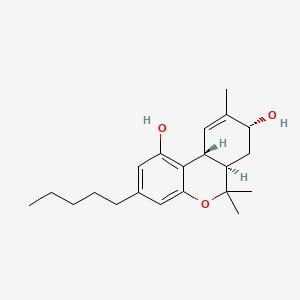 molecular formula C21H30O3 B1208804 8-Hydroxy-delta(9)-tetrahydrocannabinol CAS No. 34984-78-6