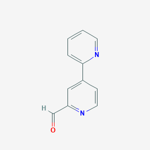 molecular formula C11H8N2O B12088052 [2,4'-Bipyridine]-2'-carbaldehyde 