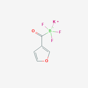 molecular formula C5H3BF3KO2 B12088100 Potassium 3-furoyltrifluoroborate 