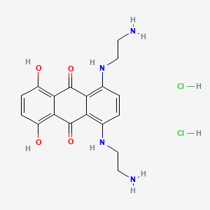 1,4-Bis((2-aminoethyl)amino)-5,8-dihydroxy-9,10-anthracenedione dihydrochloride