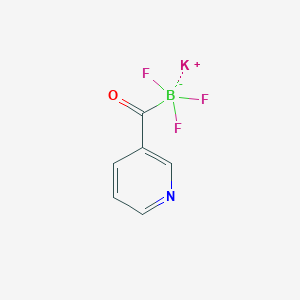 molecular formula C6H4BF3KNO B12088197 Potassium nicotinoyltrifluoroborate 