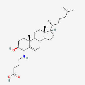 molecular formula C31H53NO3 B1208820 Cholesteryl GABA CAS No. 89210-68-4