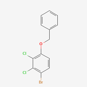 molecular formula C13H9BrCl2O B12088247 1-(Benzyloxy)-4-bromo-2,3-dichlorobenzene 