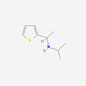 molecular formula C9H15NS B12088256 (Propan-2-yl)[1-(thiophen-2-yl)ethyl]amine 