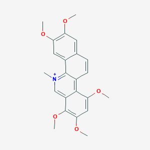 molecular formula C23H24NO5+ B1208826 Sanguilutine 
