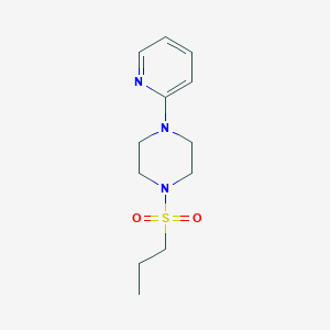 molecular formula C12H19N3O2S B1208827 1-Propylsulfonyl-4-(2-pyridinyl)piperazine 