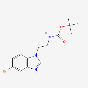 molecular formula C14H18BrN3O2 B12088337 tert-Butyl (2-(5-bromo-1H-benzo[d]imidazol-1-yl)ethyl)carbamate 